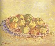 Vincent Van Gogh Still life wtih Basket of Apples (nn04) oil painting reproduction